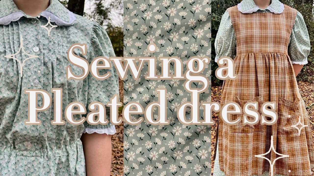 How to sew a pleated dress | SEW WITH ME | Simplicity S9835