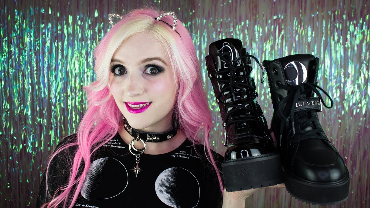 KILLSTAR Shoes: Luna High Tops & Gloss Broom Rider Boots REVIEW!