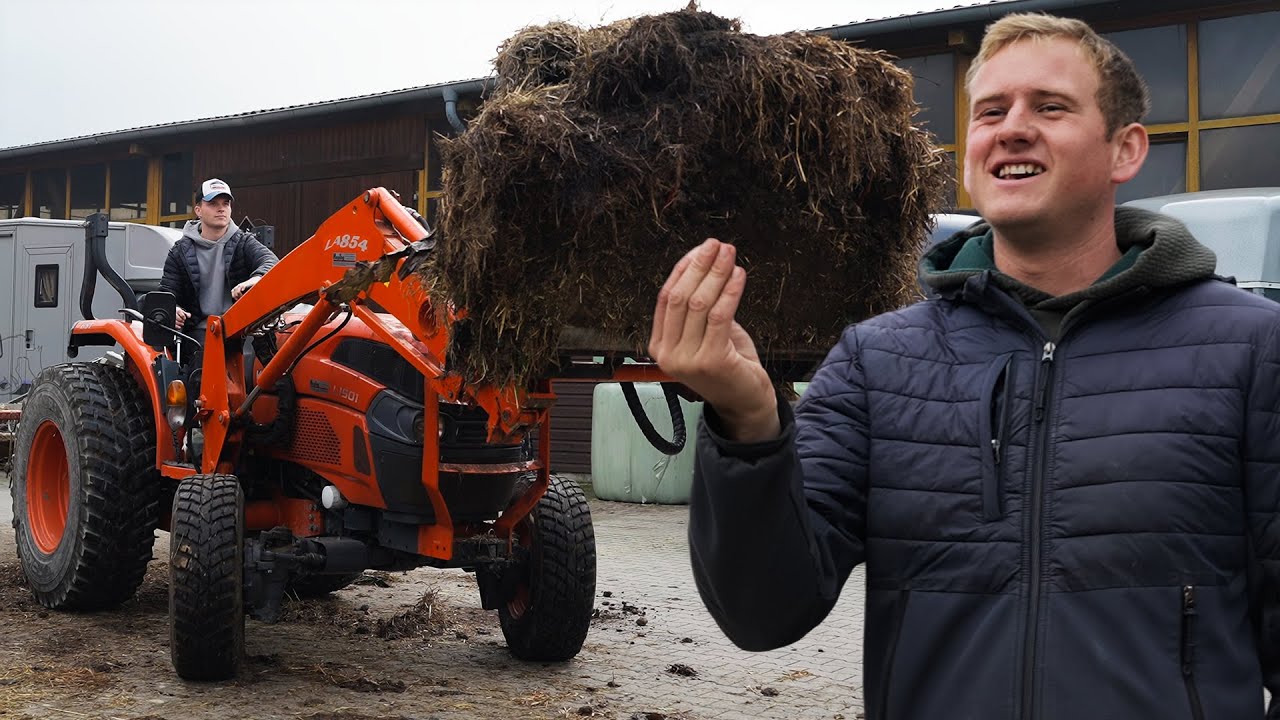 TOM lernt TRECKER fahren & muss AUSREITEN