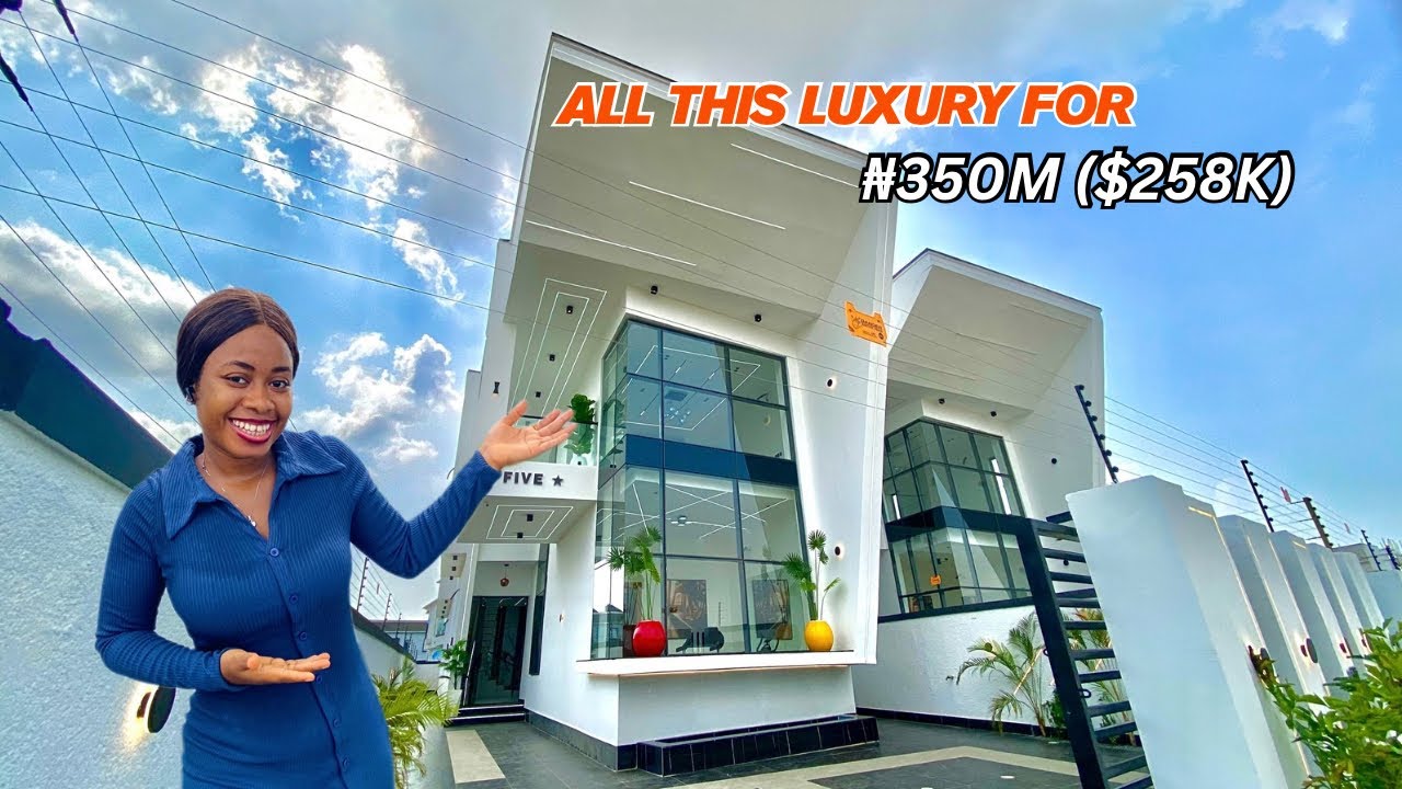 Inside Luxury ₦350 MILLION ($258K) Duplex with Cinema, Gym, Pool & study in Lekki-Ajah, Lagos. 