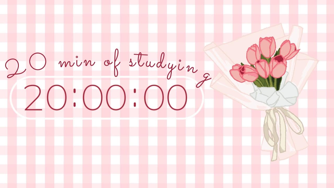 20 Minute Aesthetic Study Timer with Lofi Music + Bible Verse