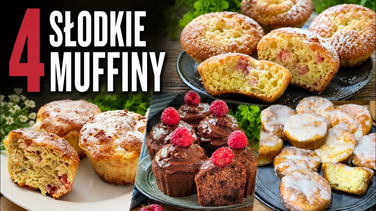 Znikają jeszcze ciepłe! 🧁 4 muffiny bez cukru, kt&oacute;re musisz upiec