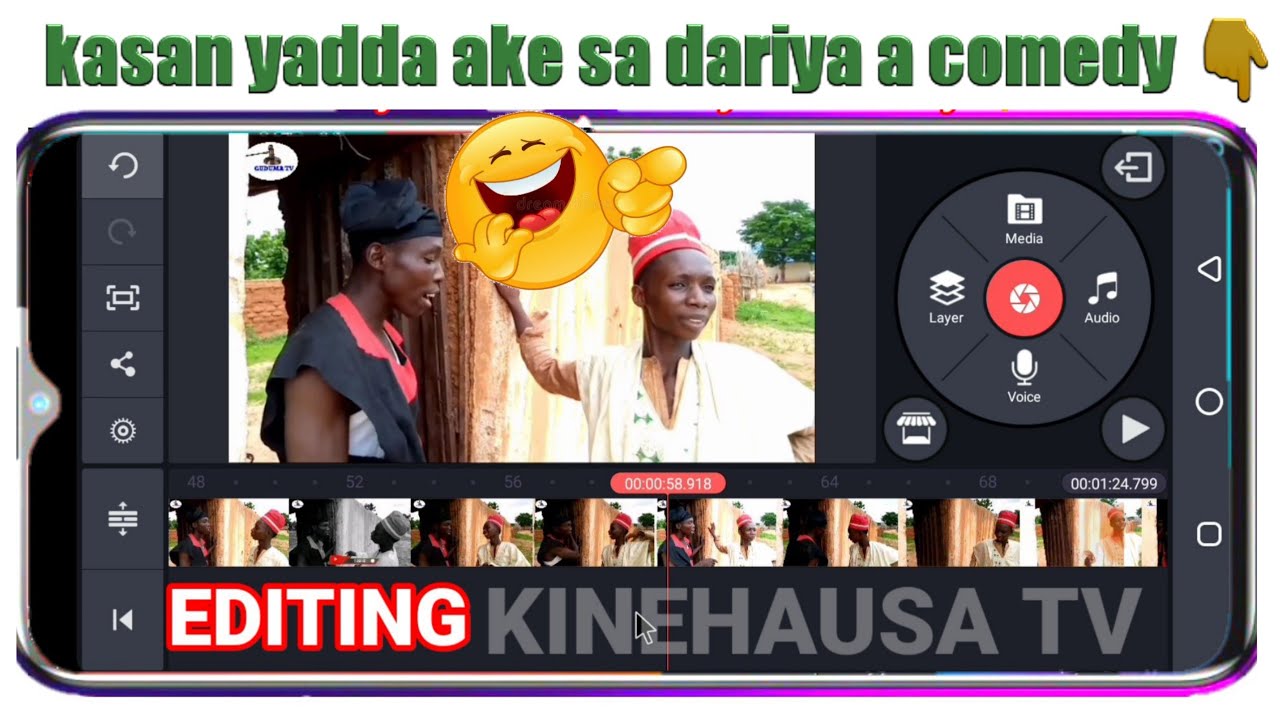 VIDEO EDITOR (30) yadda ake hada comedy asa dariya 🤣 kala-kala 😃😁🤣🤪🤗😋.