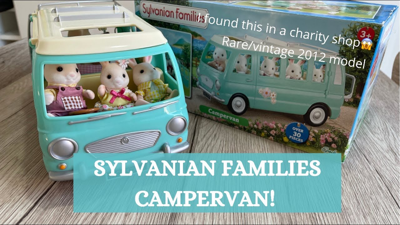 Sylvanian Families Campervan found in a Charity Shop! Vintage/Rare Sylvanian Item 🚐😍