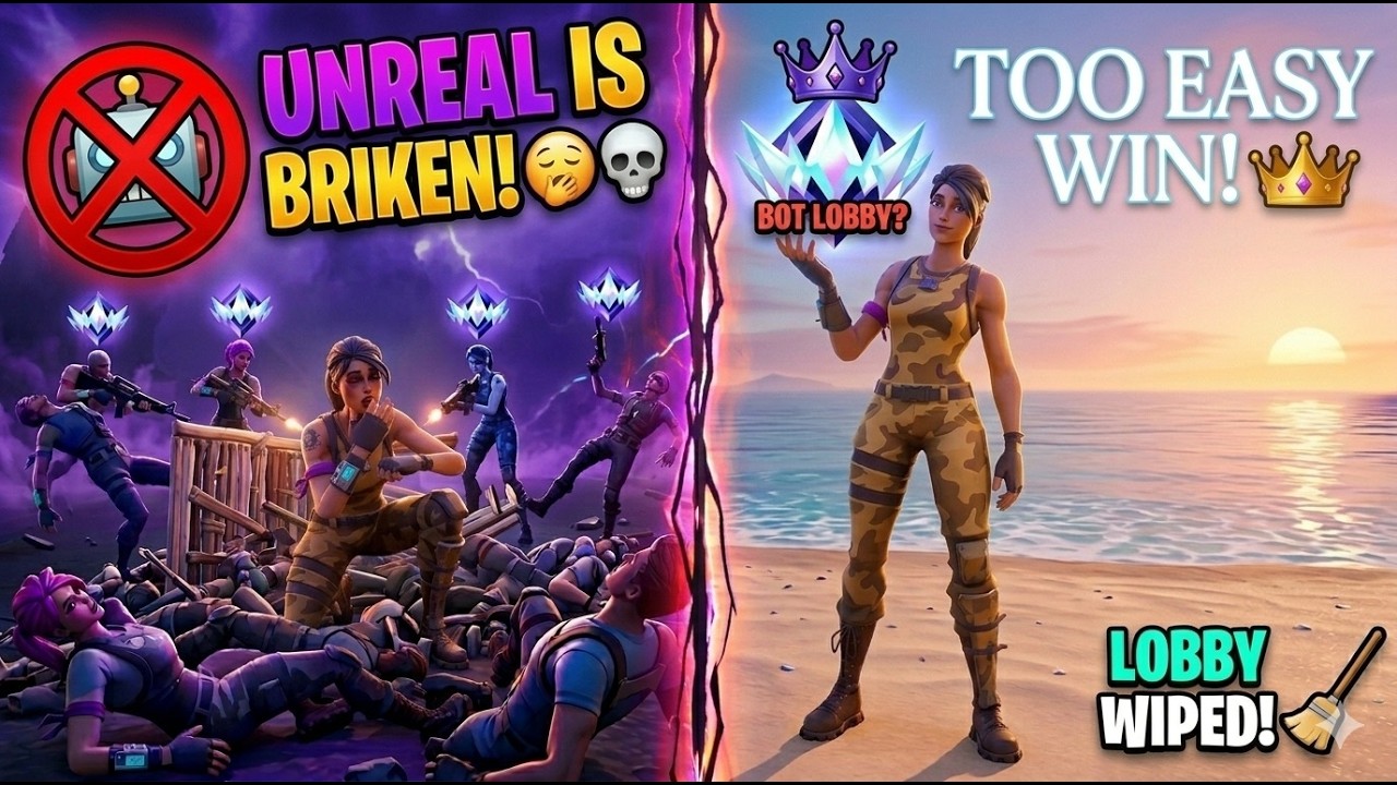 WHY ARE UNREAL PLAYERS SO BAD?! 🤡📉