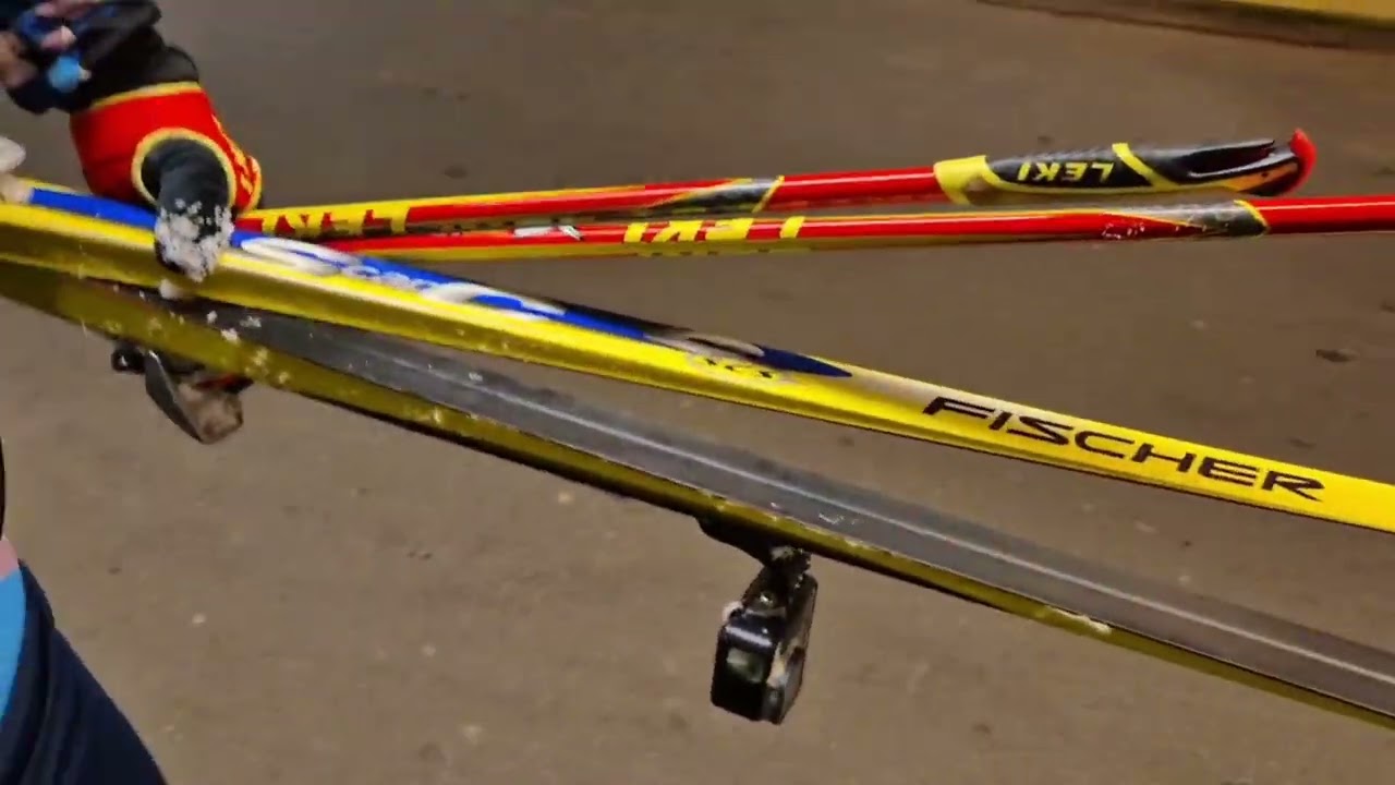 Skiing to work in Budapest
