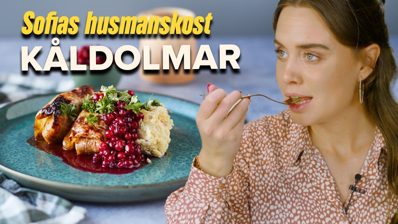 Husmanskost med Sofia Henrikssons — kåldolmar med rårörda lingon