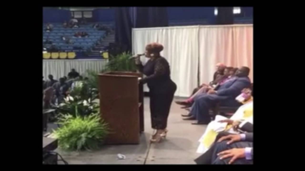 Amber Bullock I know who holds tomorrow (Alton Sterling Funeral)