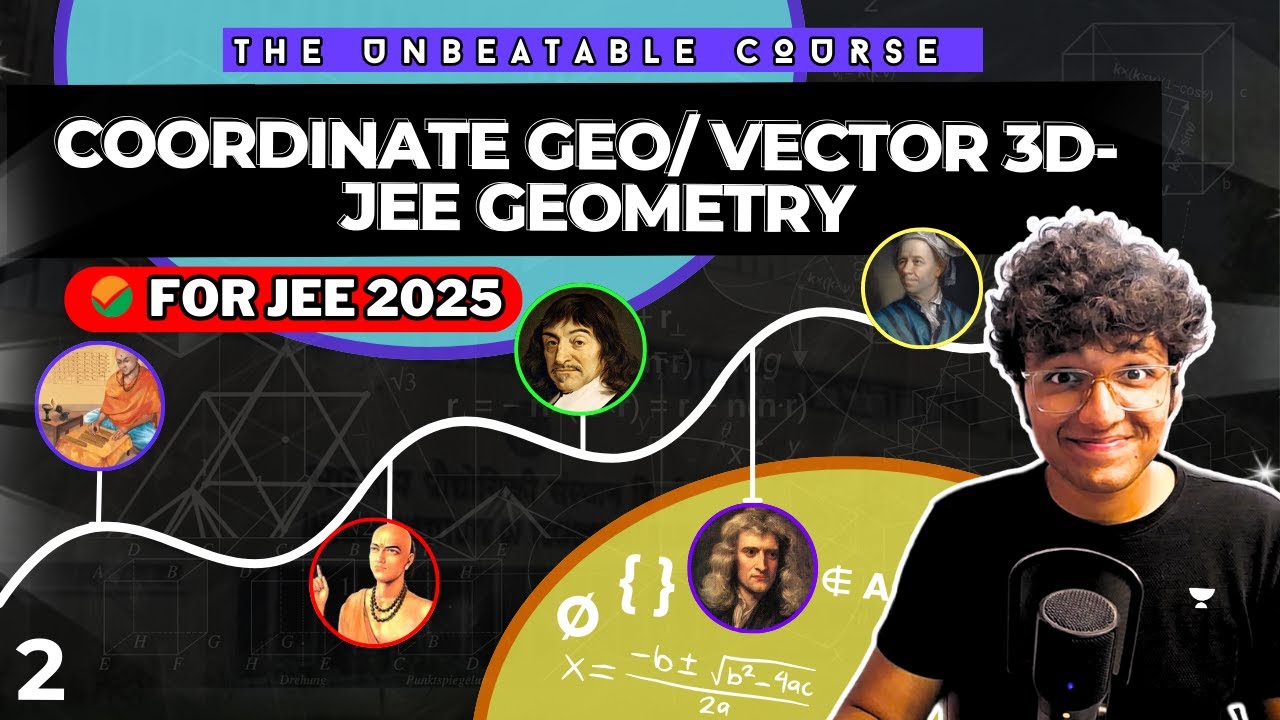 JEE Mains 2025: Coordinate Geometry - Vector 3D Prerequisite- GEOMETRY | JEE Advanced & Main | Ep-2