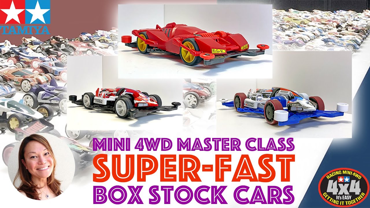 Tamiya Mini 4WD Master Class: Super-Fast Box Stock Cars