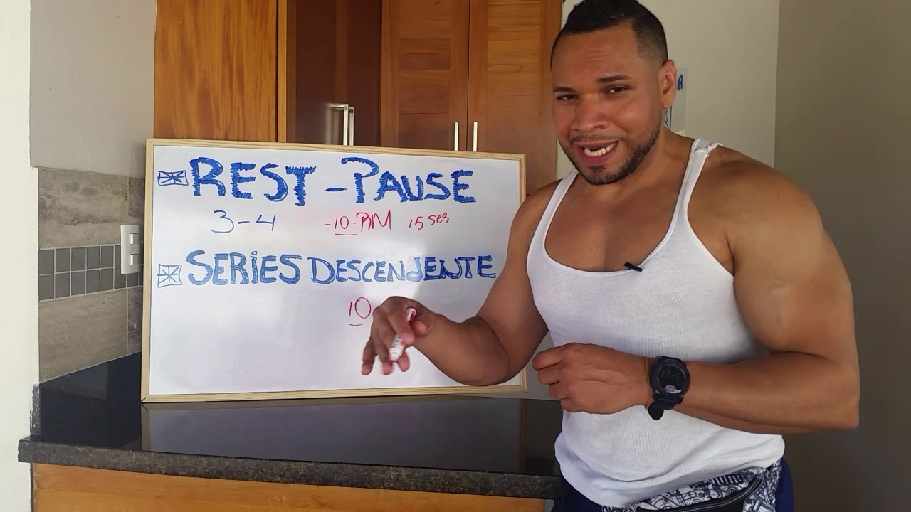 QUÉ ES ENTRENAMIENTO REST-PAUSE Y SERIES DESCENDENTE