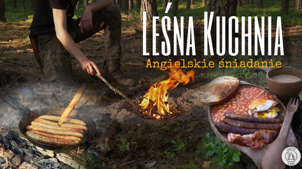 Leśna kuchnia - angielskie śniadanie. Wiosenny biwak oraz test nowego sprzętu