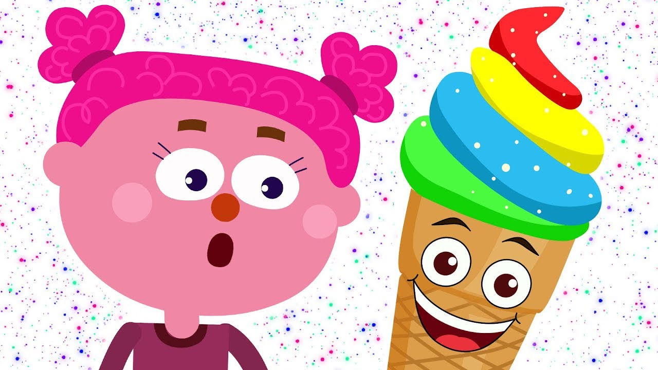 Ice Cream Song! Yummy Ice Cream For Children And More Nursery Rhymes