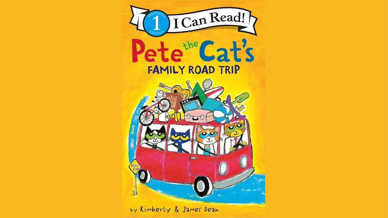 Pete the Cat’s Family Road Trip | Animated SLP Read-Aloud, Questions, & Retell for Kids