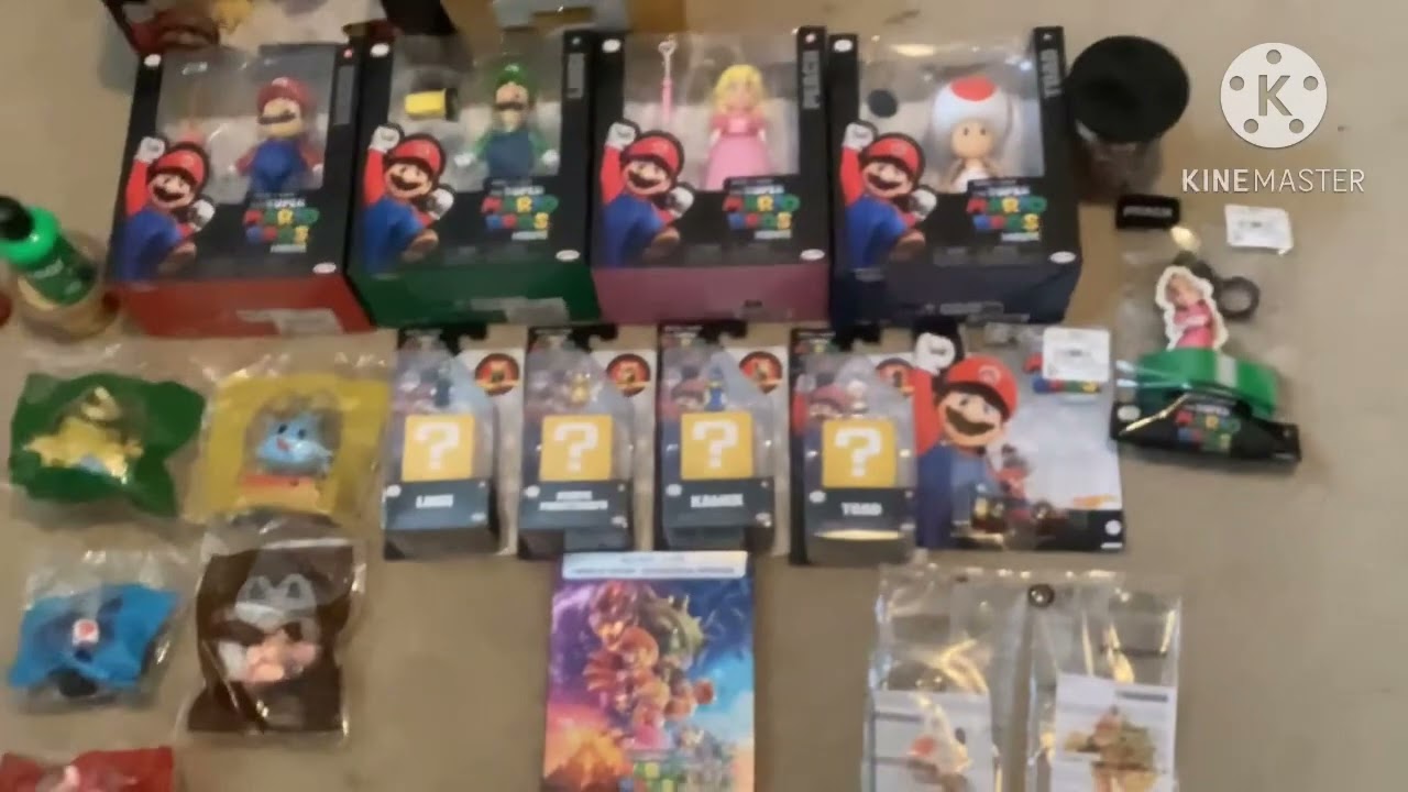My Super Mario Bros Movie Merchandise Collection
