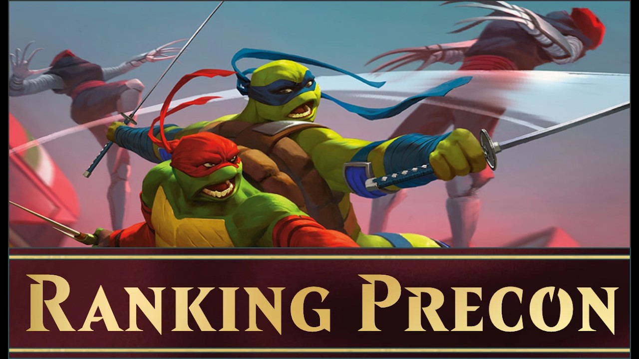 TURTLE POWER - Ranking Precon de TMNT chegando ao Magic The Gathering!!!