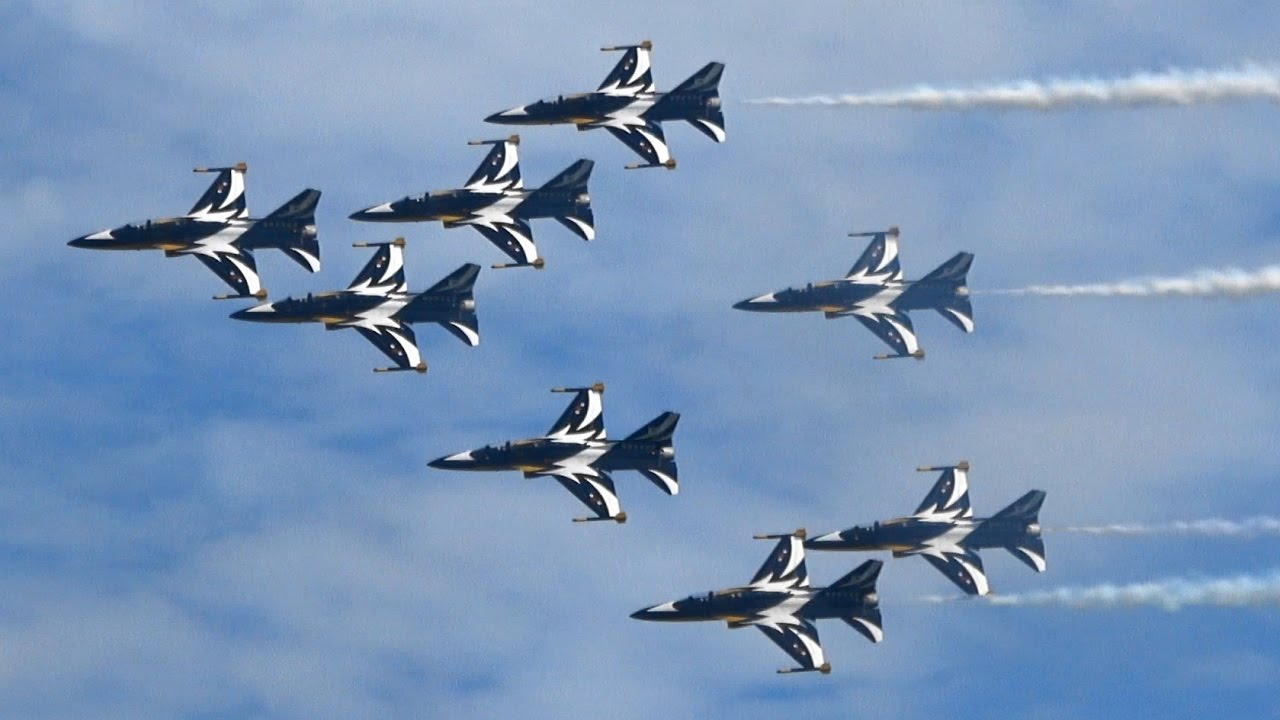 【ブラックイーグルス LIMA 2017 韓国空軍アクロバットチーム】LIMA 2017 RoKAF Black Eagles 블랙이글스