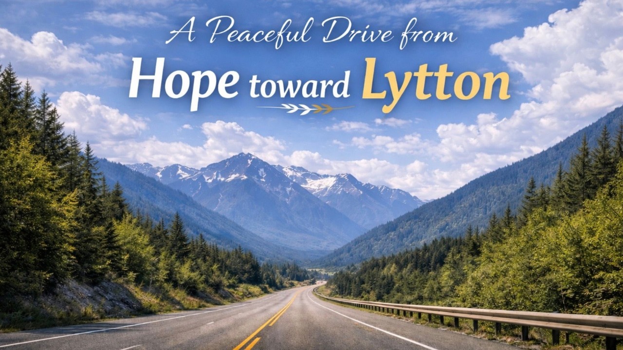 A Peaceful Drive from Hope toward Lytton | British Columbia