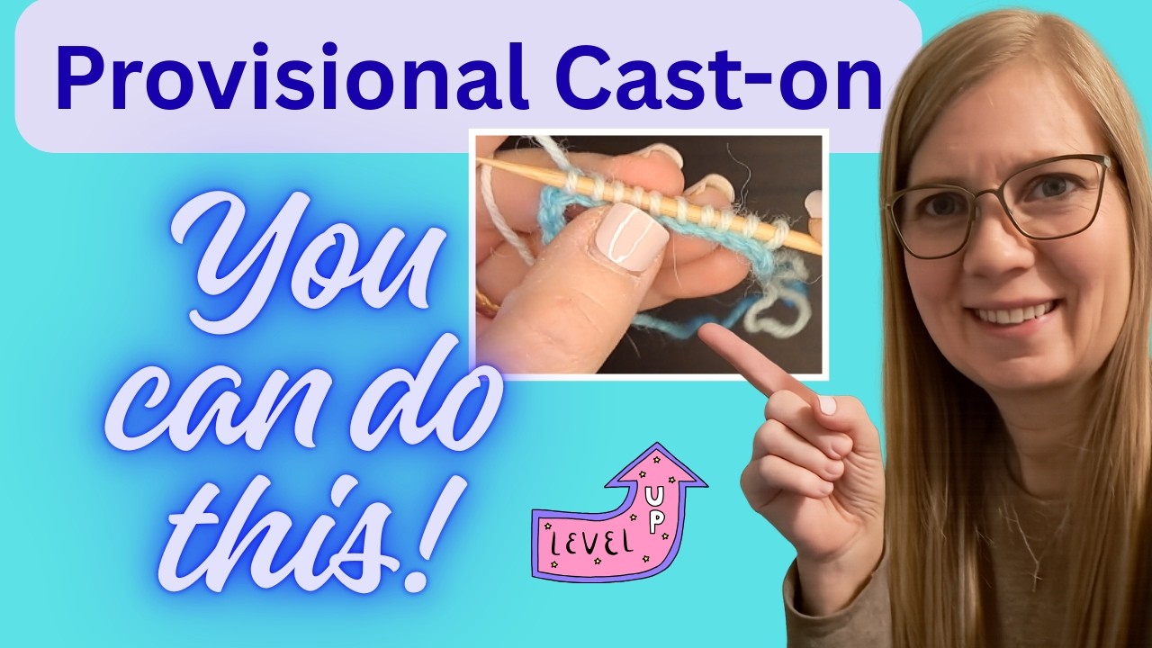 Provisional Cast on Detailed Demo for Beginners.  You can do this!