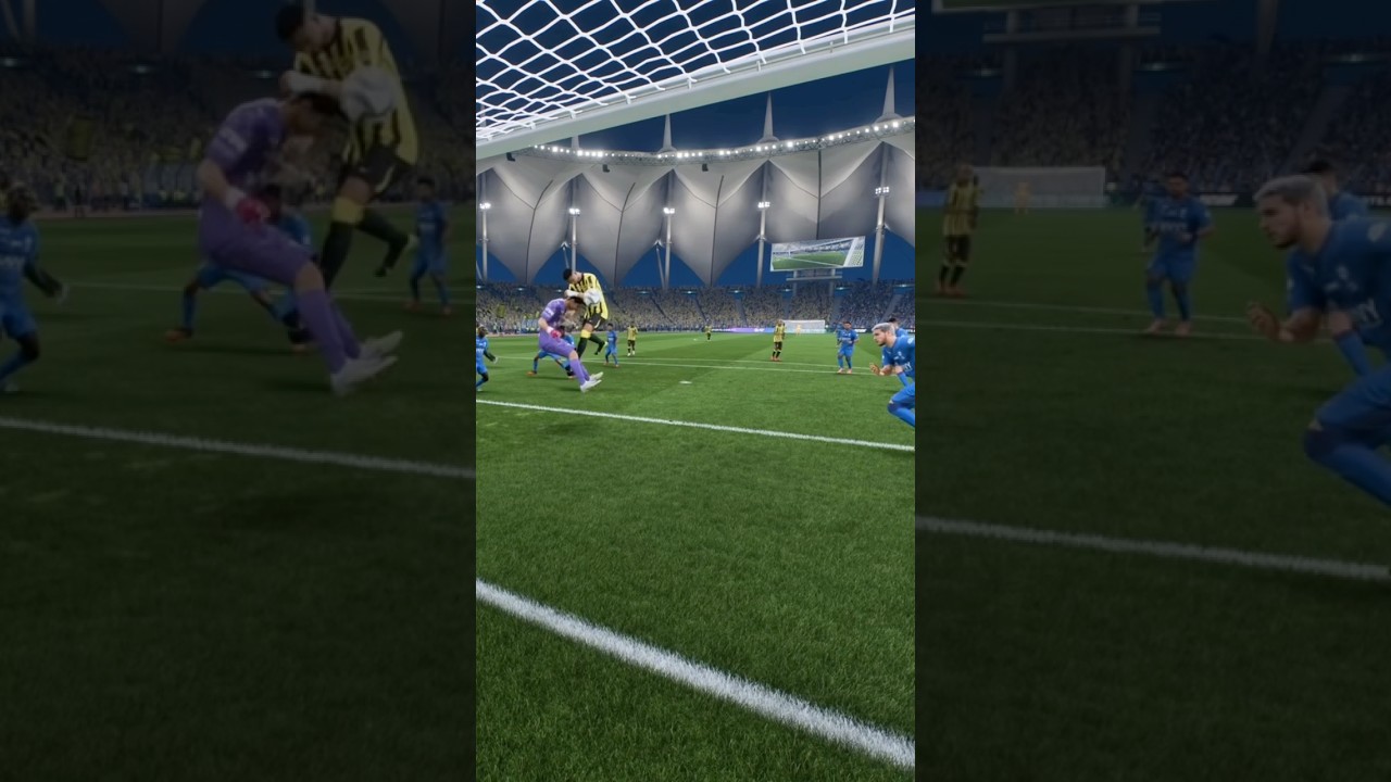 ITTIHAD GOAL #fc26 #fifa #football #saudiproleague #alhilal #benzema #goals #goalkeeper #cr7