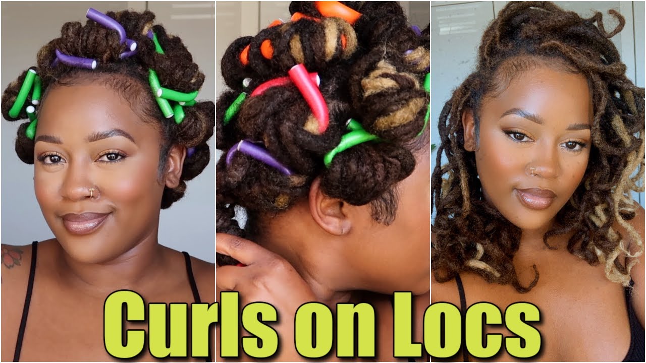 I Tried Flexi Rods On My Locs! // LOC STYLES