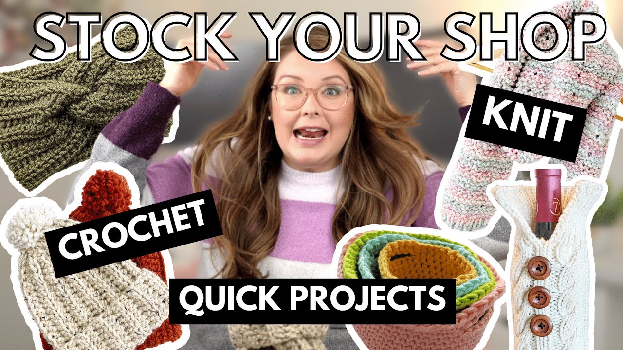 Crochet Business | What to sell in your online shop or at a market | Easy Knit + Crochet Patterns