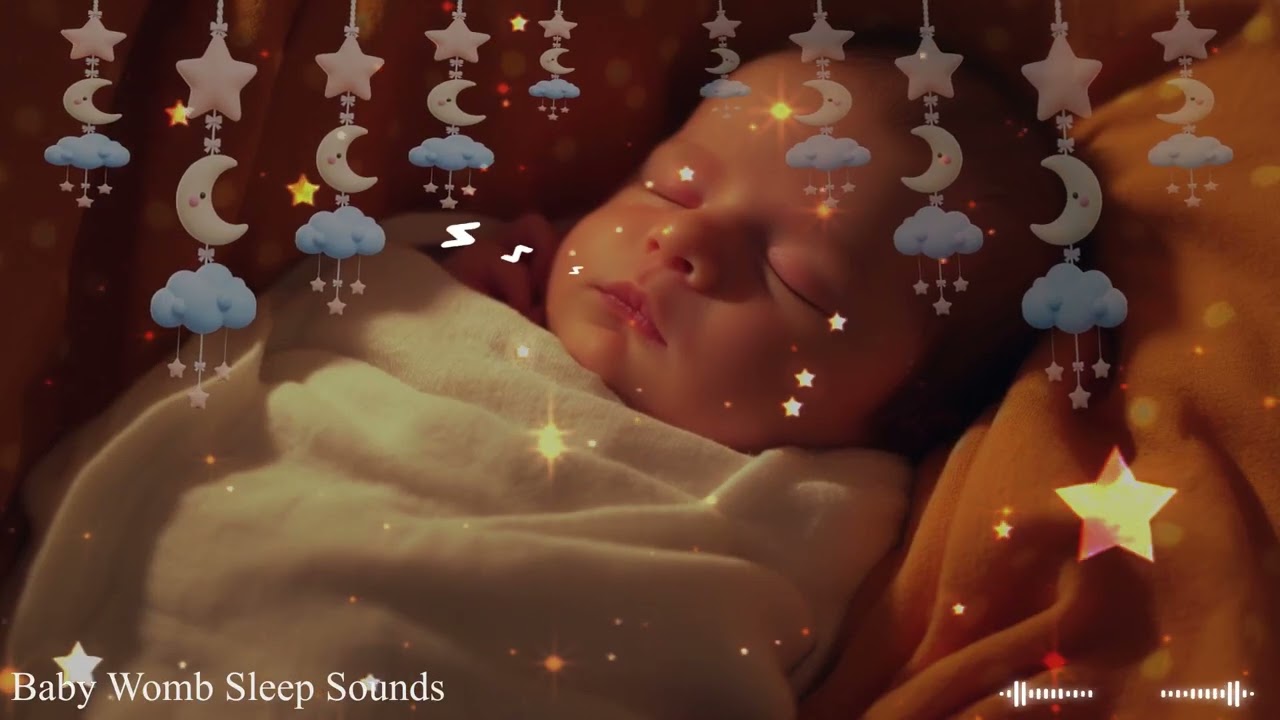 10 Hours Baby Womb Sounds 🌙  Stop Crying & Help Infant Sleep Fast