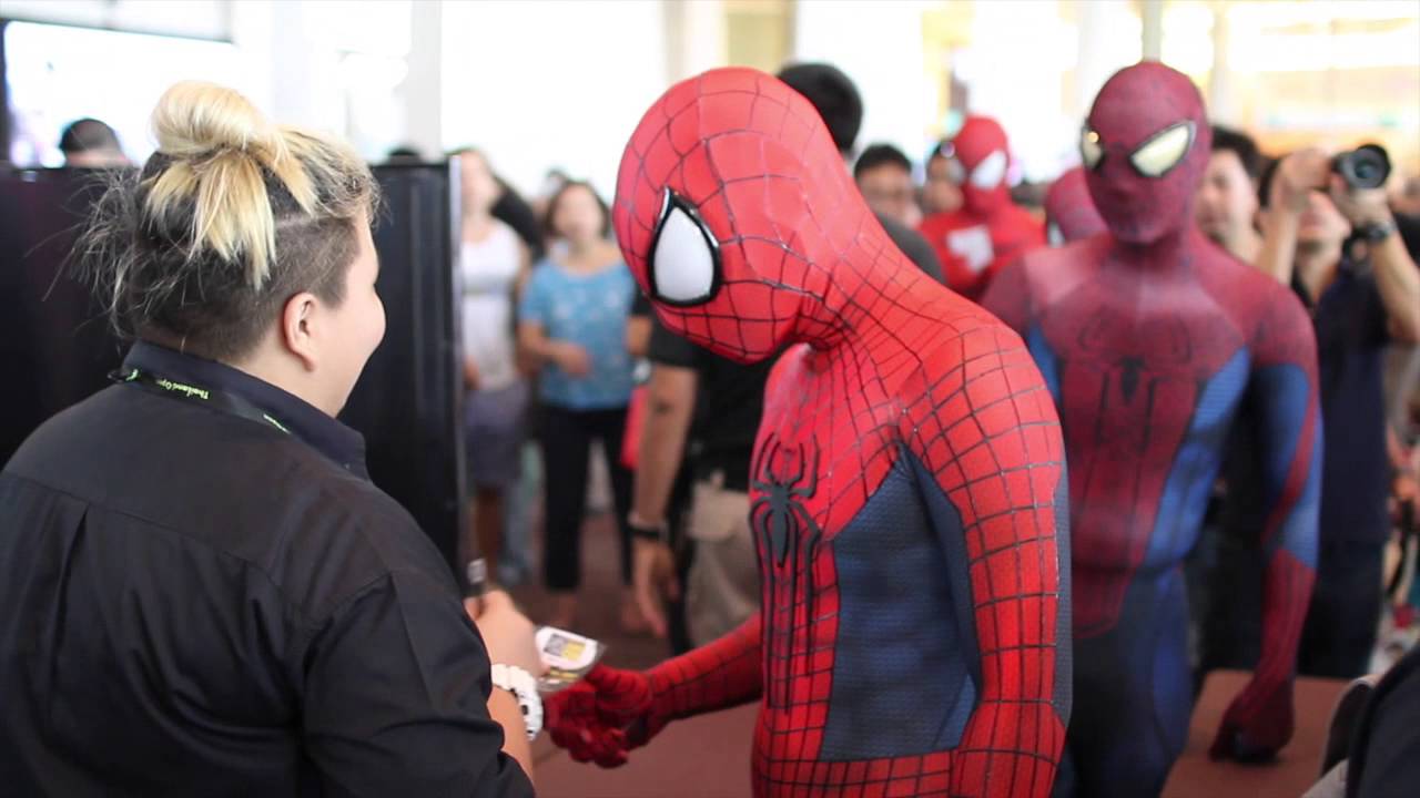 Spiderman Gang @ Bangkok Comic Con 2014