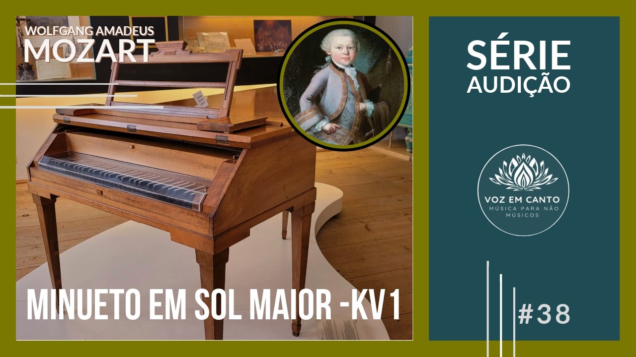 E38 - Minueto em sol maior (KV1), Mozart - Série Audição
