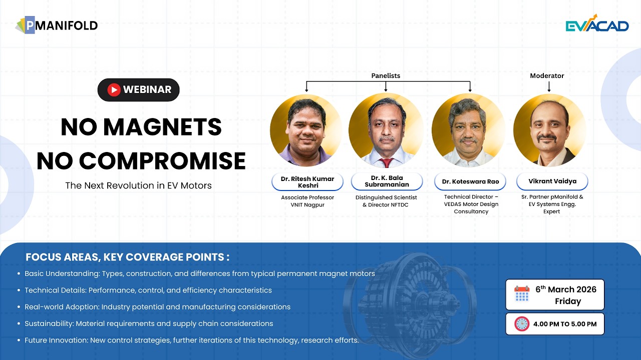 No Magnets No Compromise: The Next Revolution in EV Motors | Webinar