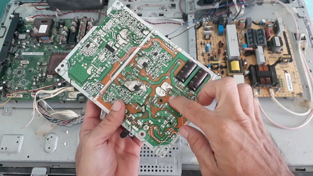 Adaptando FONTE de uma TV em outra - entenda como as  FONTES FUNCIONAM - NÃO COMPRE  FONTE !