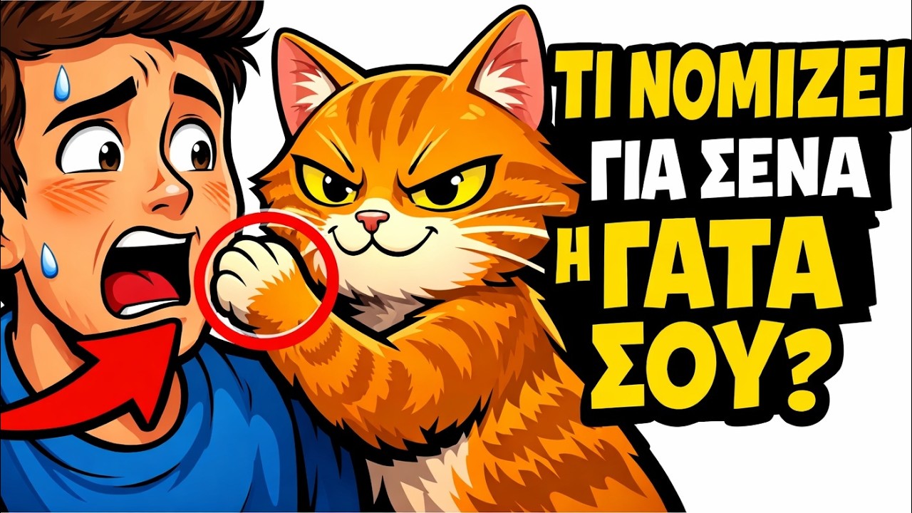 Η γάτα σας δεν σας βλέπει ως άνθρωπο. Δείτε τι είστε πραγματικά στα μάτια της. 🐱