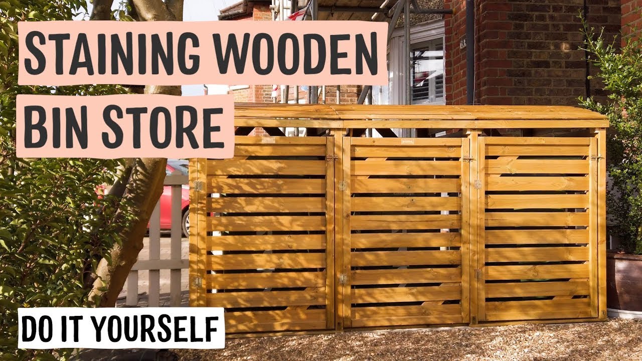 Spray Painting a Bin Store - cordless W 600 FLEXiO 18V | WAGNER