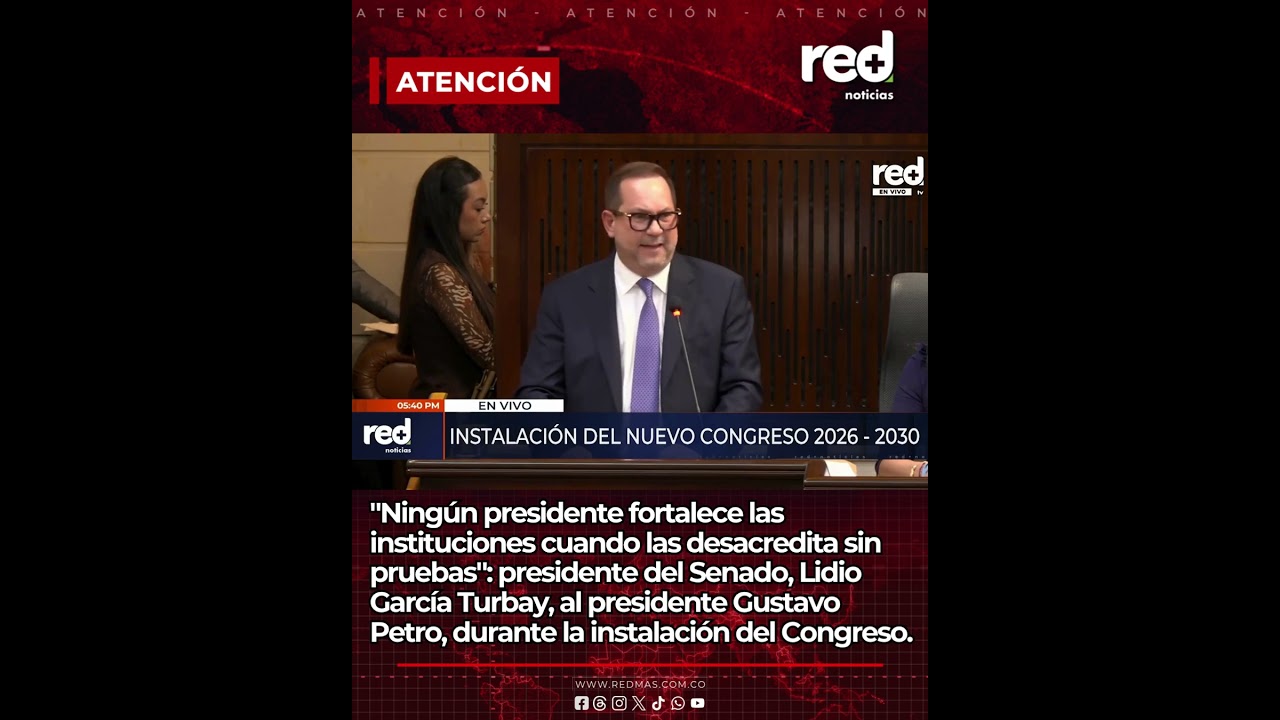 Gustavo Petro recibe fuerte mensaje de Lidio Garc&iacute;a en el Congreso y crece la tensi&oacute;n