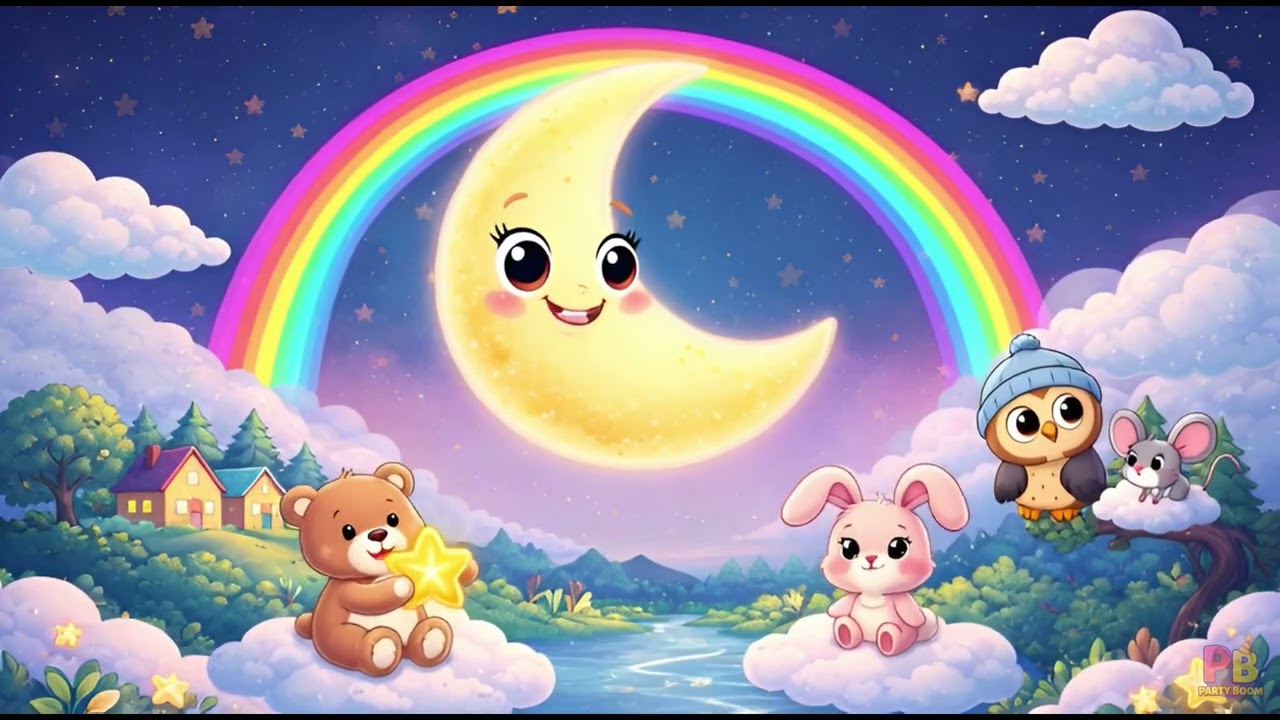 🌕 Luna, lunita  – Canción Infantil  | Música para Niños  | Party Boom🎈