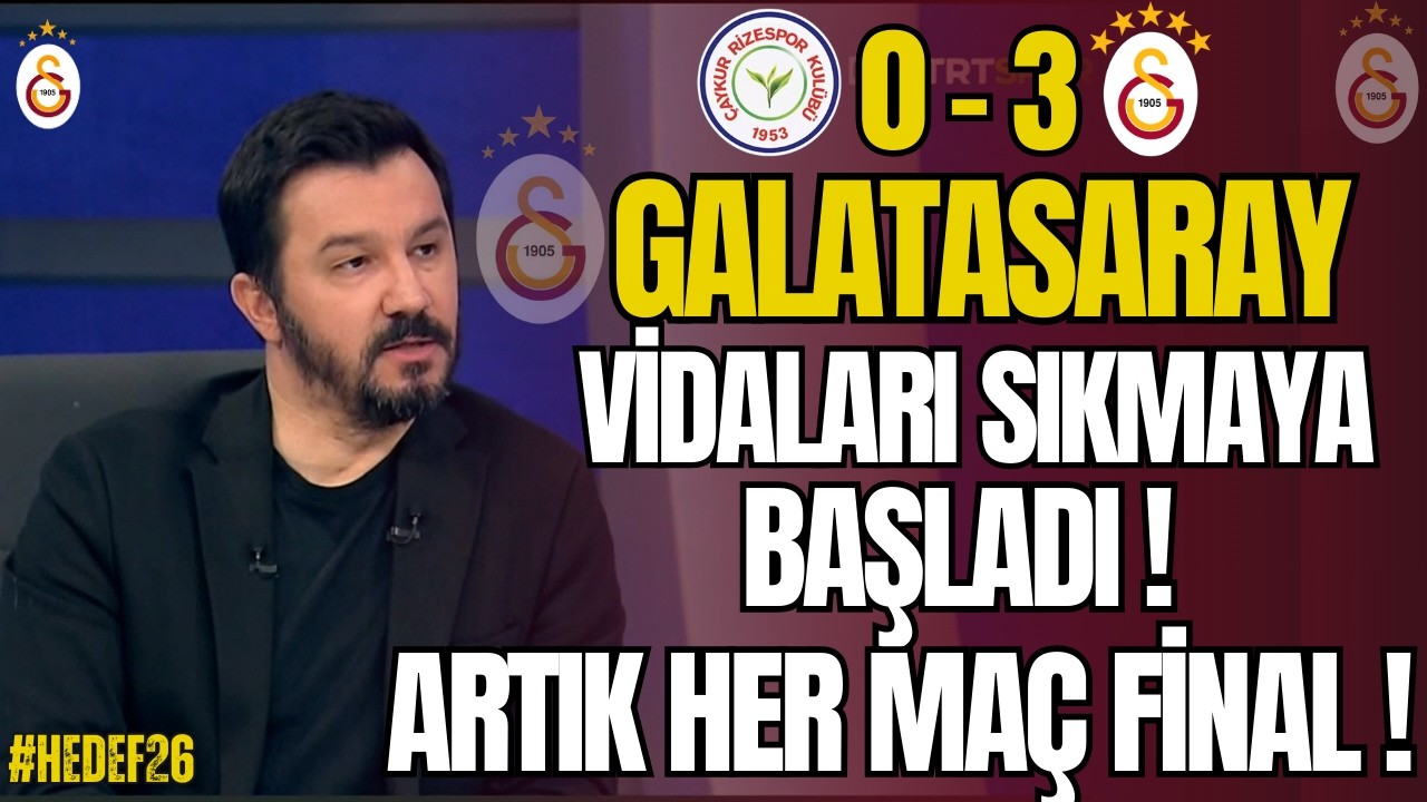 Artık Her Maç Final! Galatasaray Vidaları Sıkmaya Başladı!