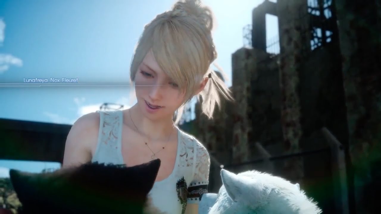 Lunafreya Introduction Cutscene - Ring Of The Lucii (Final Fantasy XV)