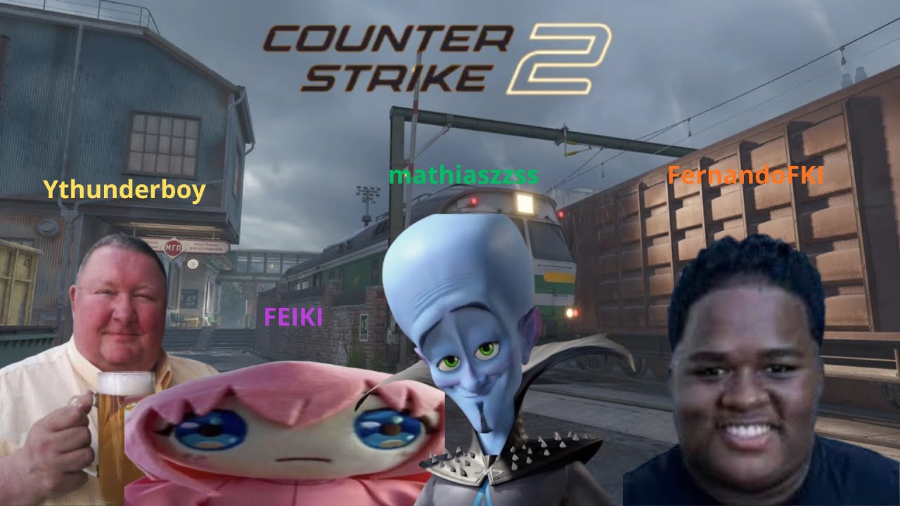 4 patetas se juntaram para jogar CS2 competitivo ( Ninguem sabe jogar)