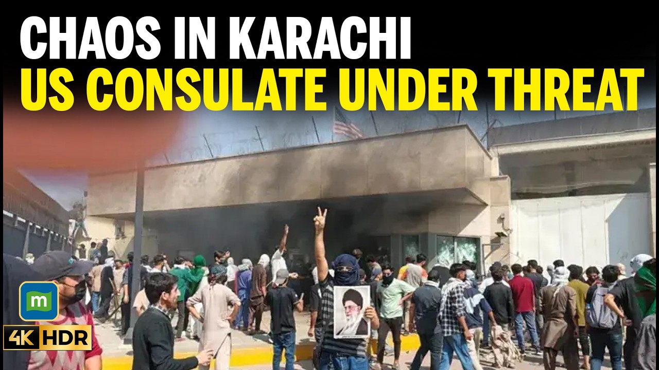 US-Iran War: Tense Scenes as Mob Breaches US Consulate in Karachi