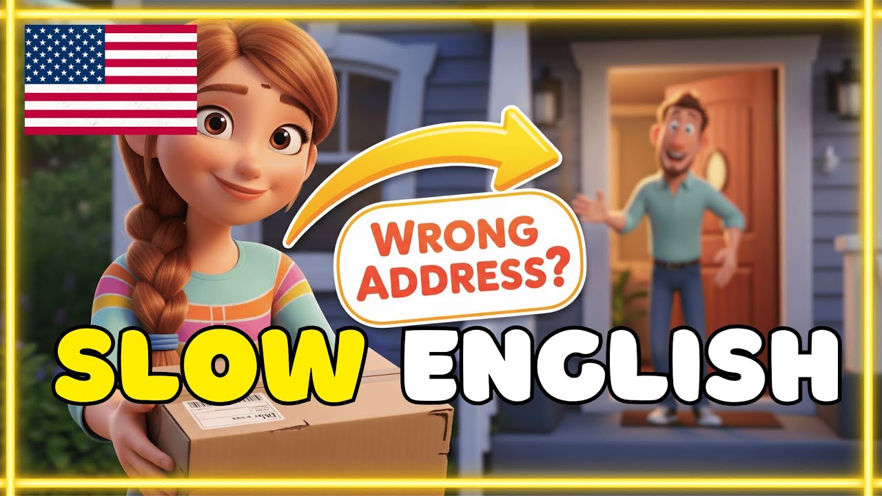 Slow English Conversation For Beginners (A1 & A2) | A Neighborly Gesture