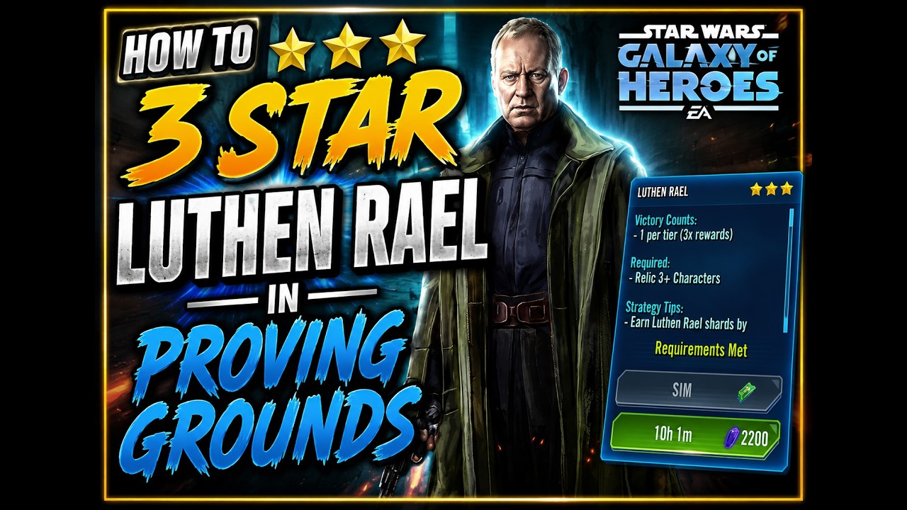 3 Star Luthen Rael in Proving Grounds