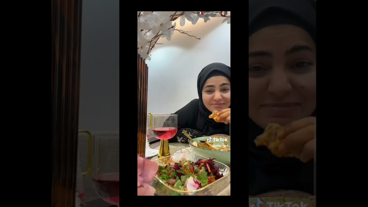 فطور 2 يوم رمضان شيخه الماجد مع تحلايه خلود 🌙😍