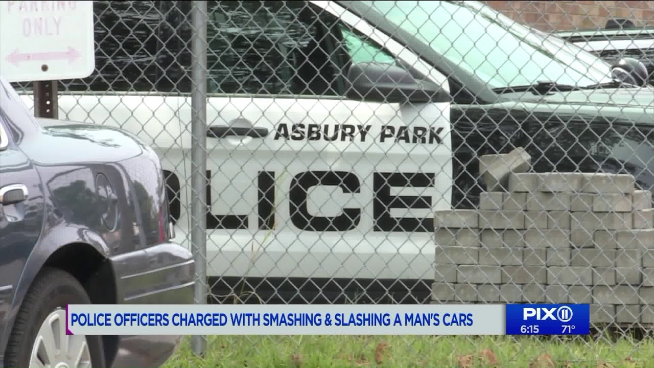 After NJ man complains about 2 police officers, investigators say they slashed his tires