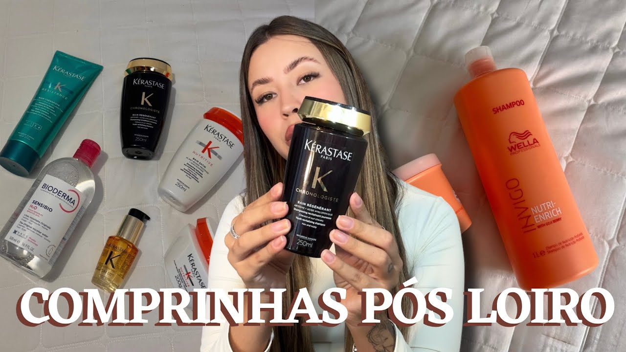 COMPRINHAS PÓS LOIRO, KÉRASTASE, WELLA E TANGLE TEEZER