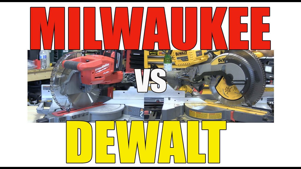DeWALT Flexvolt против аккумуляторной торцовочной пилы Milwaukee — мы выбираем одну