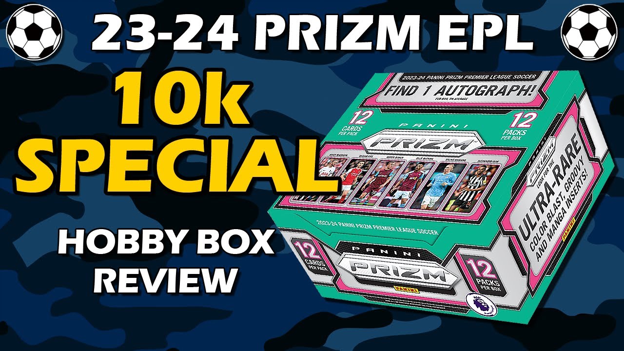 СПЕЦИАЛЬНОЕ ПРЕДЛОЖЕНИЕ 10k!! Обзор футбольной коробки Panini Prizm EPL Hobby Soccer Box 2023-24