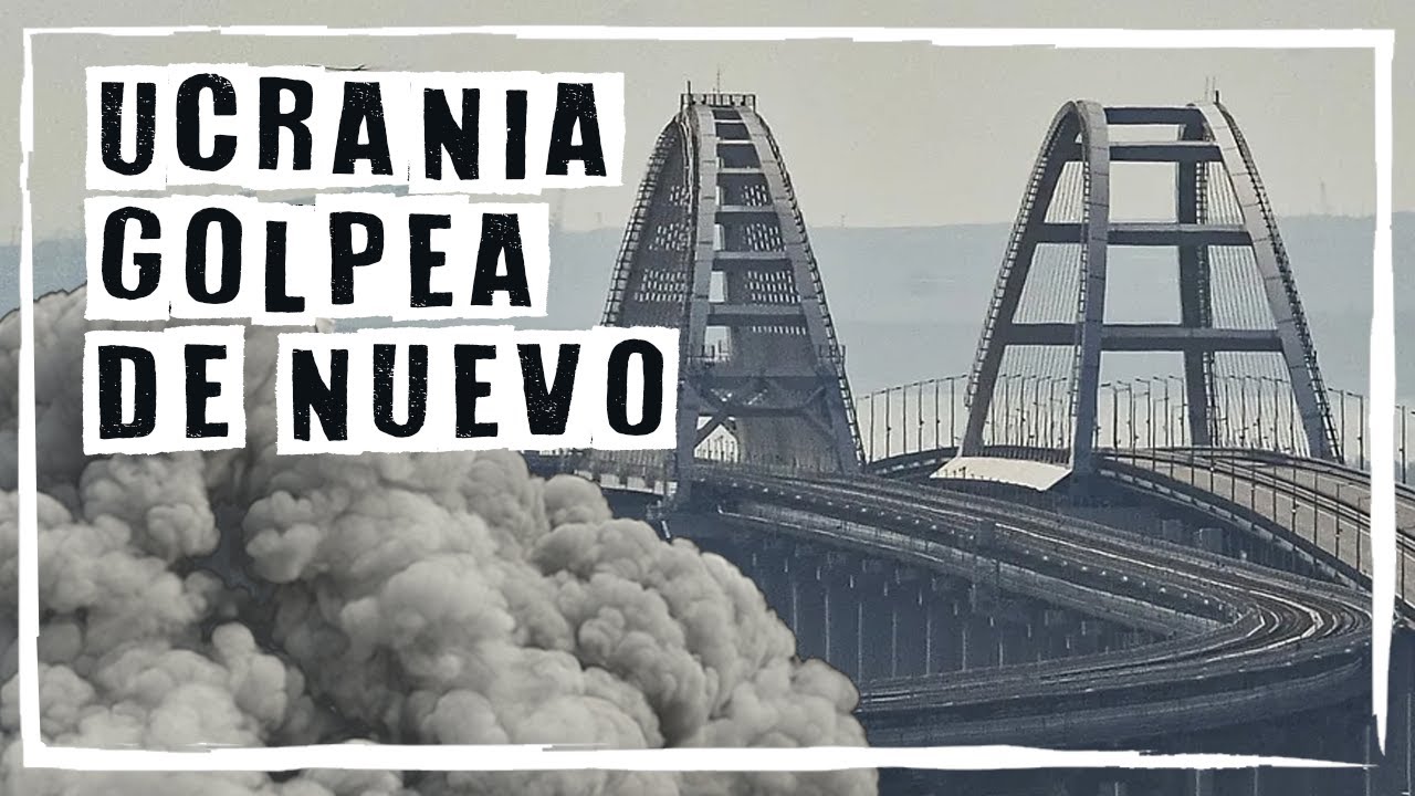 ✅ UCRANIA ataca el PUENTE de KERCH en CRIMEA - @lapeceradememorias