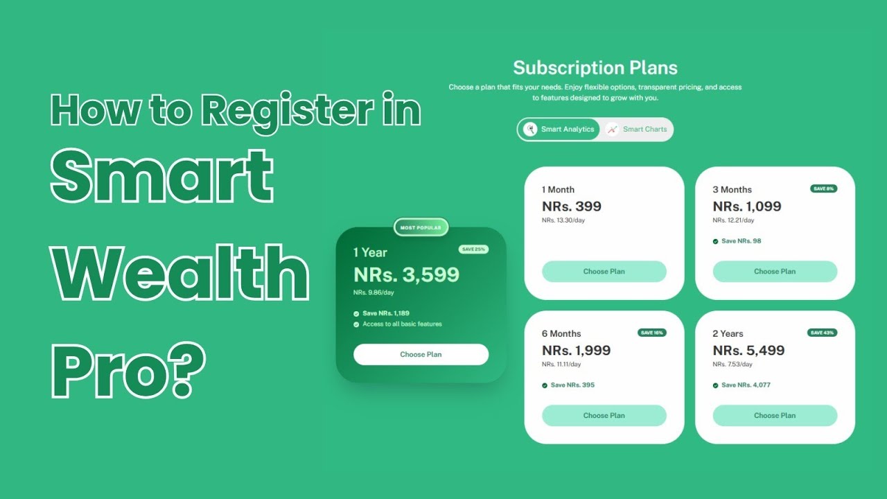 How to register in Smart Wealth Pro?