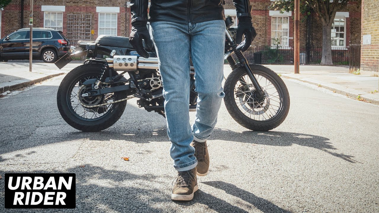 RIDING CULTURE Tapered Slim Fit Motorcycle Jeans