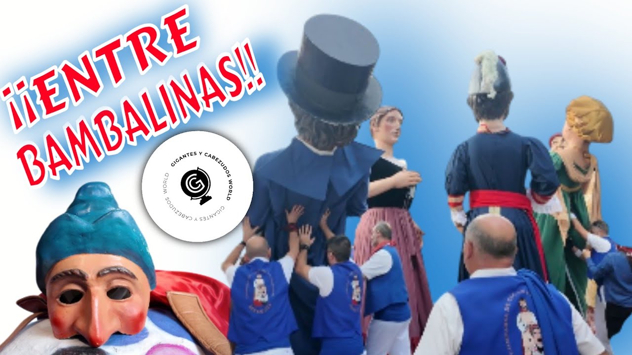 GRABAMOS ENTRE BAMBALINAS - Gigantes y Cabezudos de Zaragoza / Casetas 8/10/25